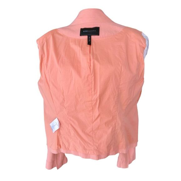 BCBGMAXAZRIA EUC Abree draped open-front jacket in Blush Size L - Picture 8 of 10